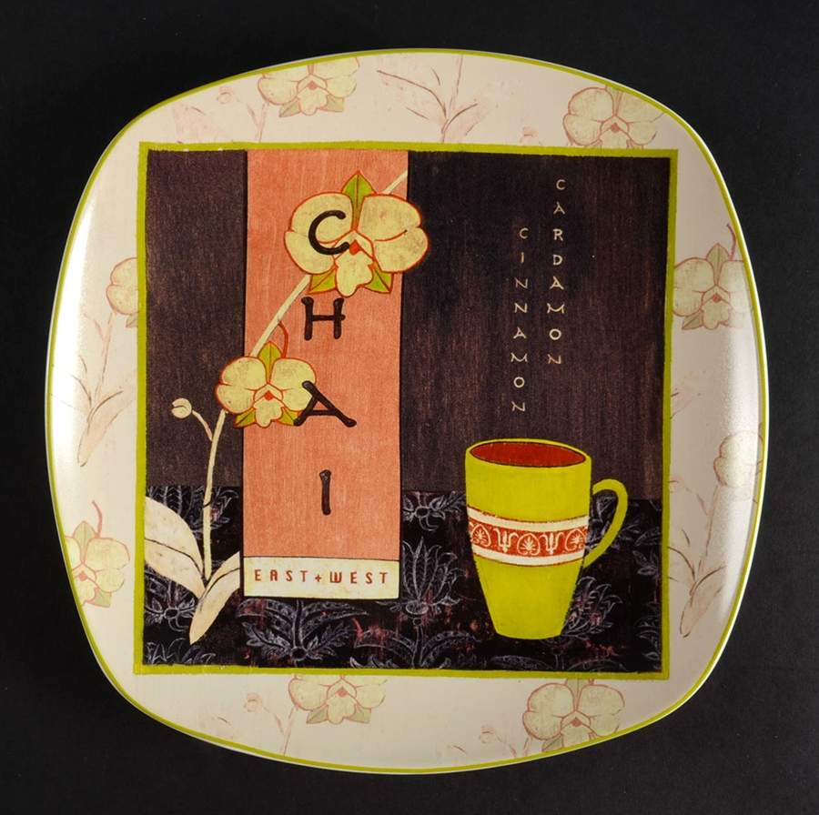Tea House Salad/Dessert Plate by Sakura-1