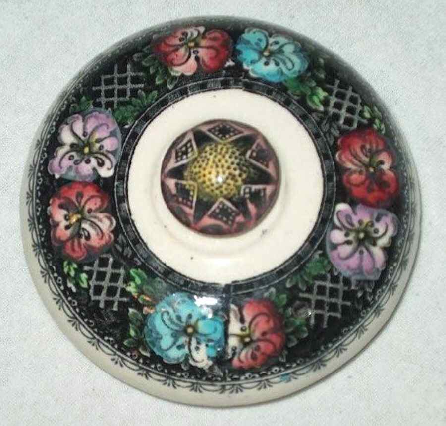 Brigadoon Multicolor Lid for Teapot by Sadler-1