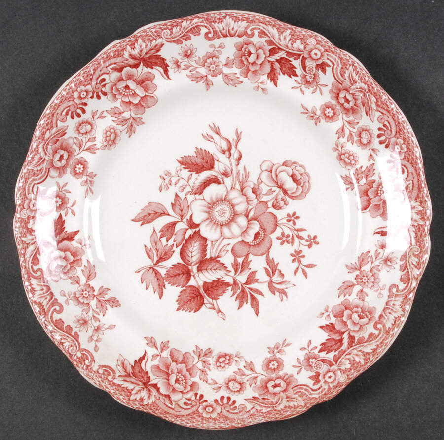 SP327 (Gadroon Shape) Salad Plate by Spode-1
