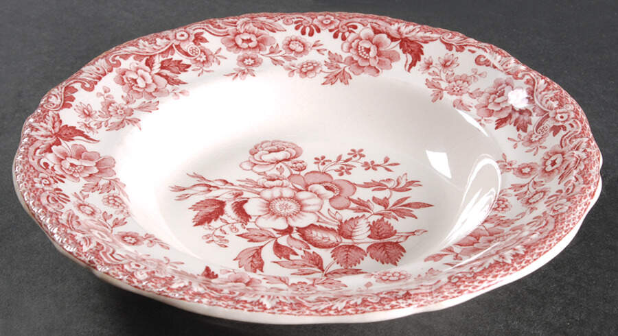 SP327 (Gadroon Shape) Rim Soup Bowl by Spode-1