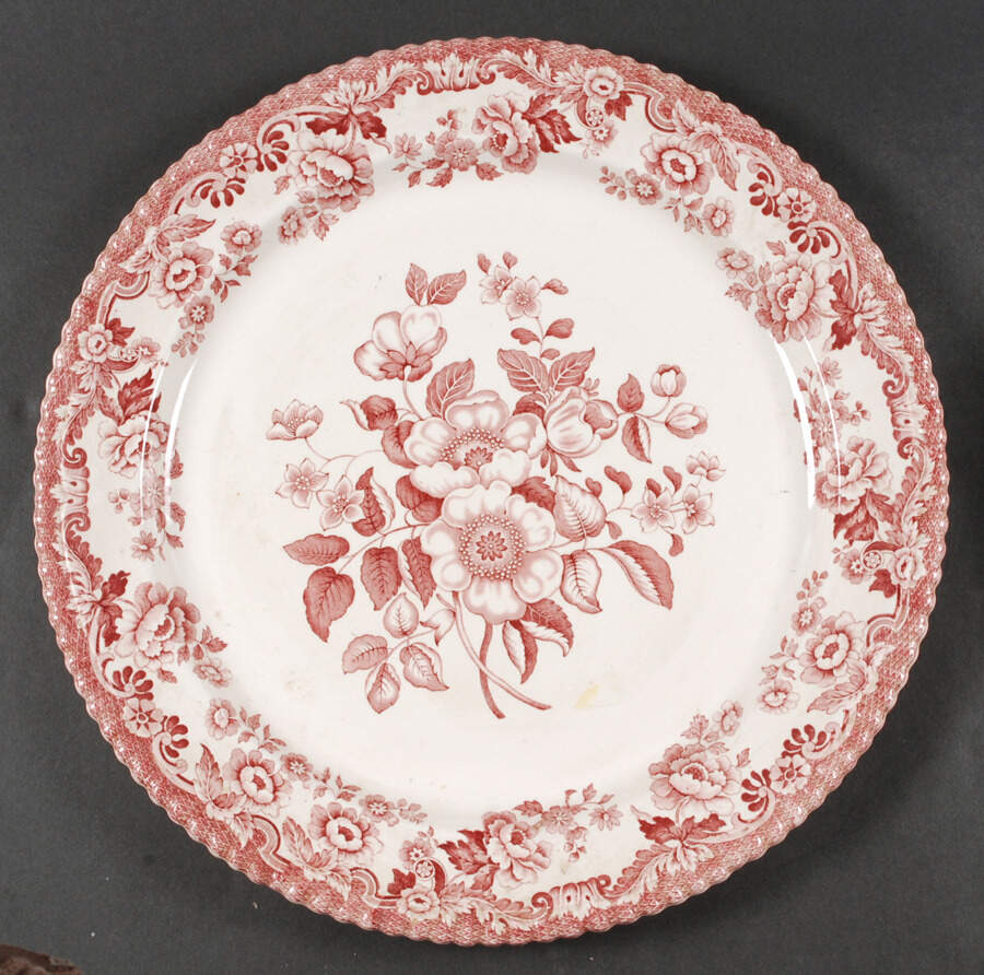 SP327 (Gadroon Shape) 15" Chop Plate (Round Platter) by Spode-1