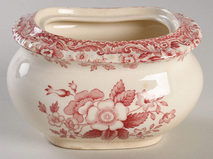 SP327 (Gadroon Shape) Sugar Bowl No Lid by Spode-1