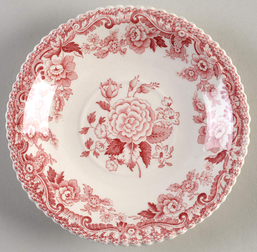 SP327 (Gadroon Shape) Saucer by Spode-1