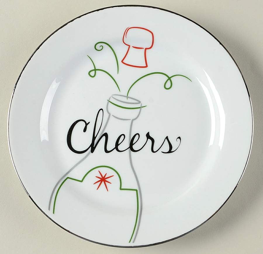 Eat, Drink & Be Merry Appetizer Plate by St Nicholas Square-1