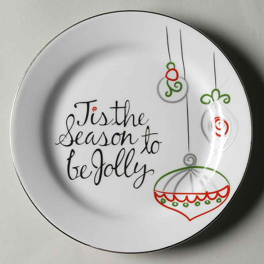 Eat, Drink & Be Merry Appetizer Plate by St Nicholas Square-1