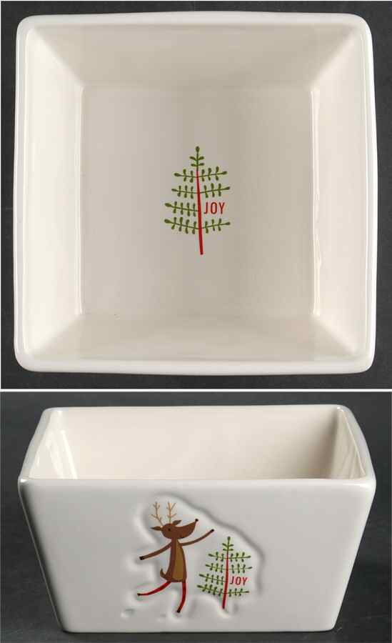Reindeer Games Soup/Cereal Bowl by St Nicholas Square-1