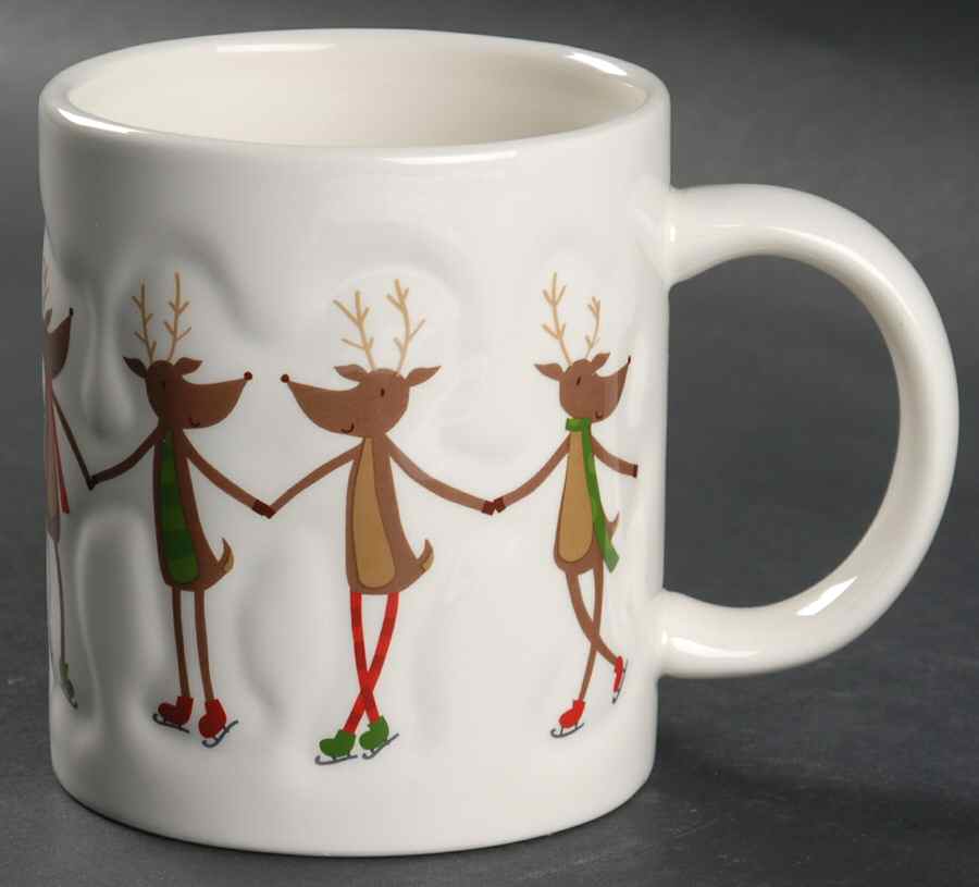 Reindeer Games Mug by St Nicholas Square-1