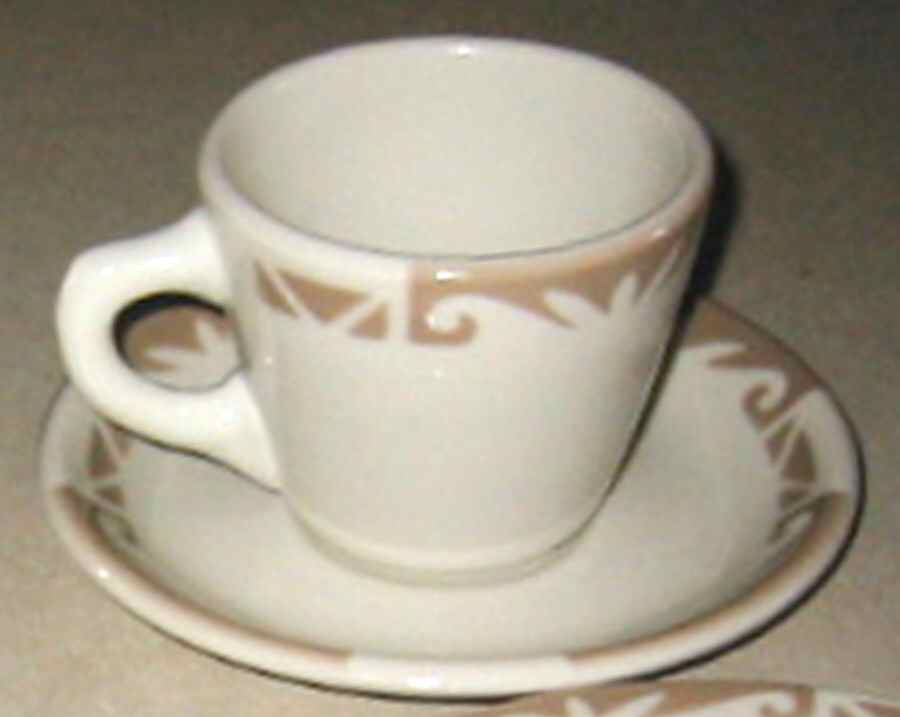 SY960 Flat Cup & Saucer Set by Syracuse-1