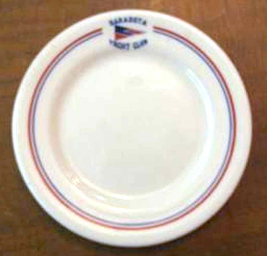 Sarasota Yacht Club Dinner Plate by Shenango-1