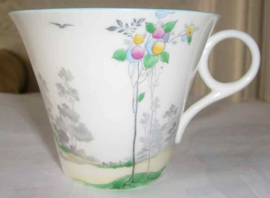 2114 (Regent Shape) Flat Cup by Shelley-1