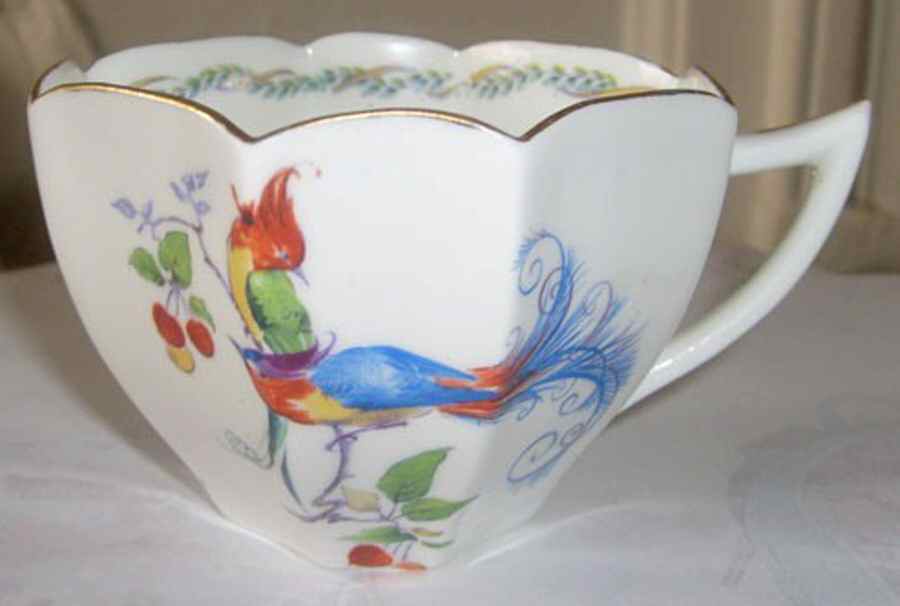Versaille (Queen Anne Shape) Flat Cup by Shelley-1
