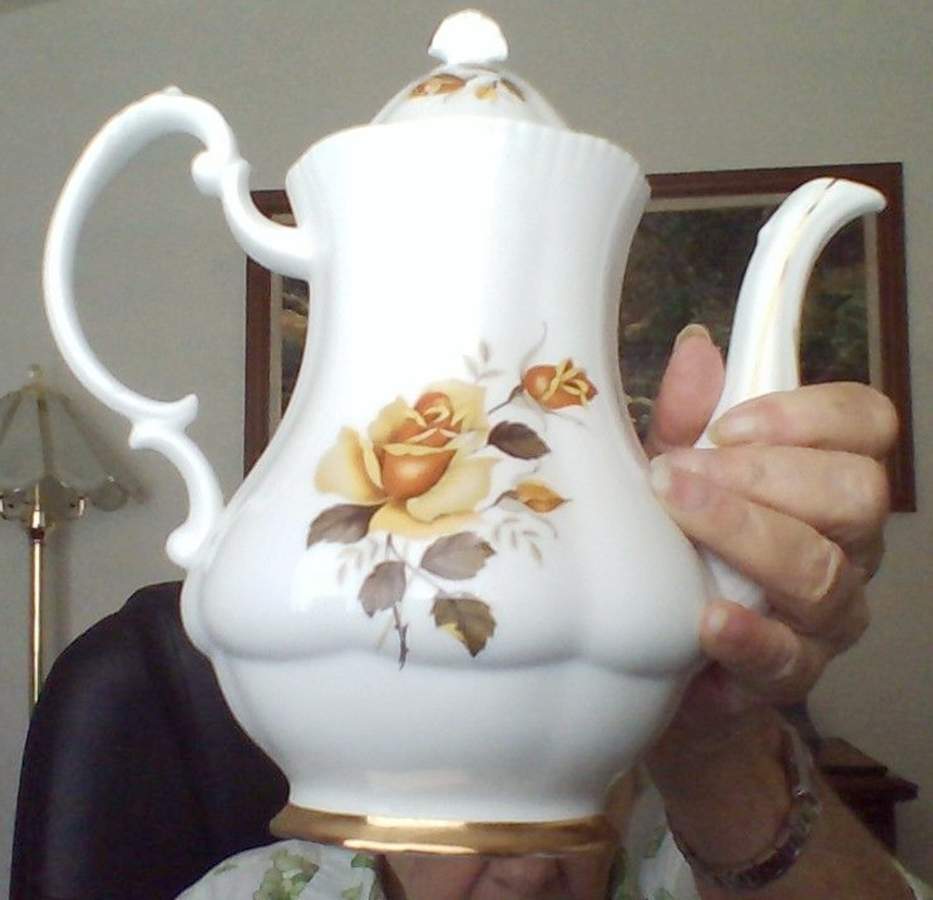 STF59 Coffee Pot & Lid by Staffordshire-1