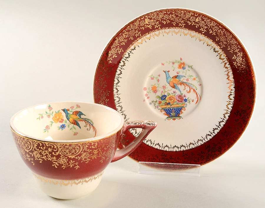 SLM349 Flat Cup & Saucer Set by Salem-1
