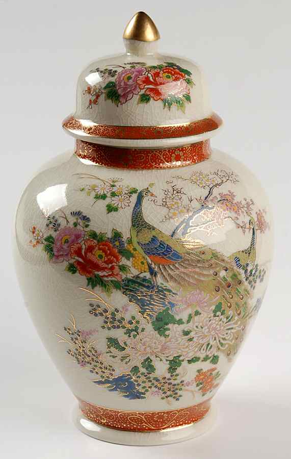 SUZ3 Medium Ginger Jar & Lid by Satsuma-1