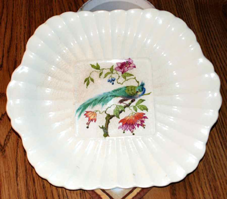 SEB136 Handled Cake Plate by Sebring Pottery-1