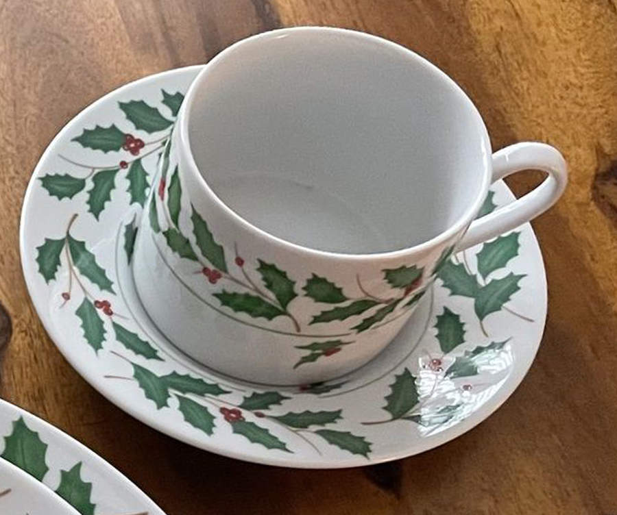 SHI5 Flat Cup & Saucer Set by Shibata Toki-1