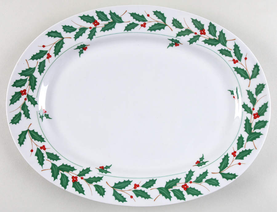 SHI5 14" Oval Serving Platter by Shibata Toki-1