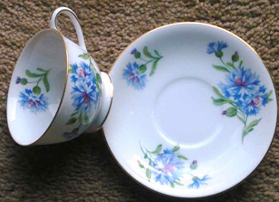 SAN111 Footed Cup & Saucer Set by Sango-1