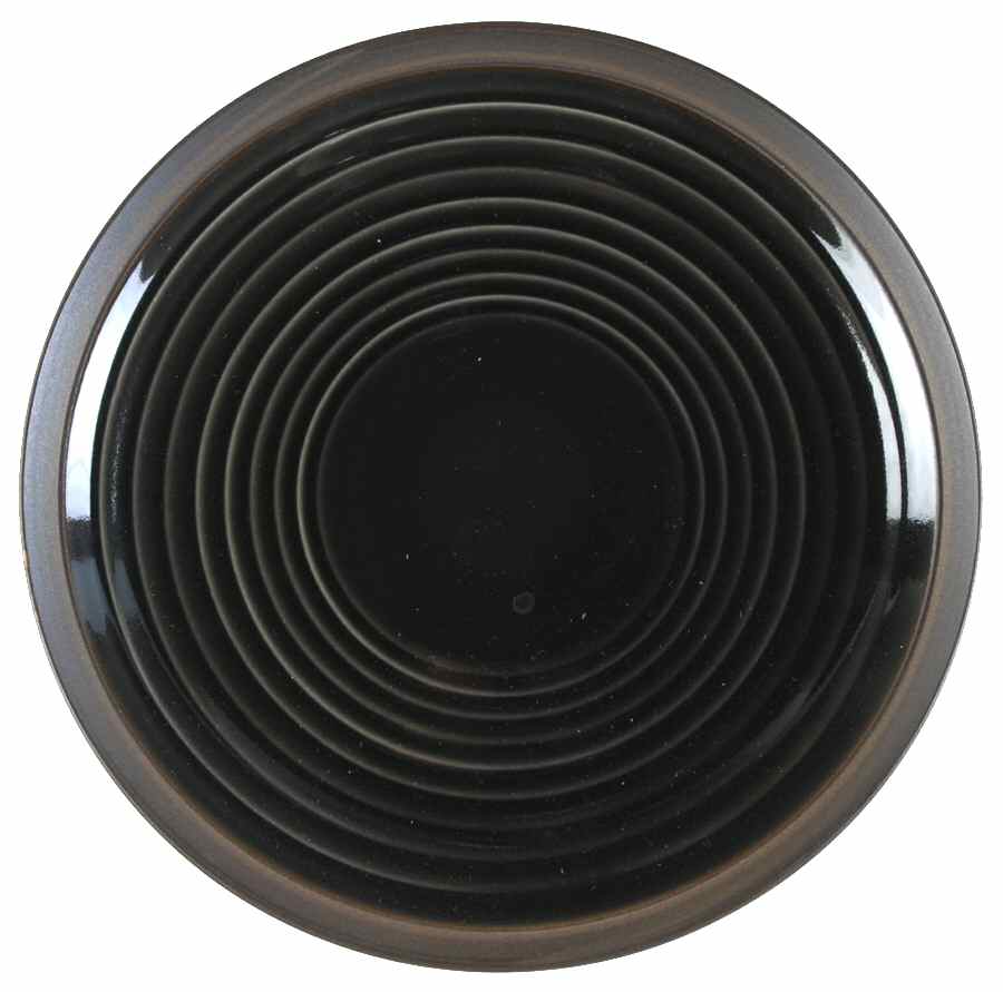 Charisma Black Salad Plate by Sango-1