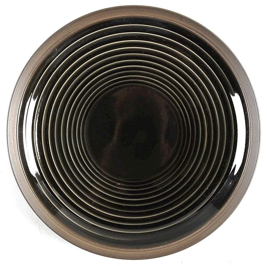 Charisma Black Dinner Plate by Sango-1