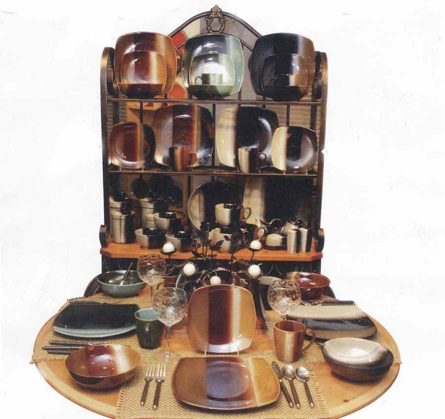 Deco Brown Dinner Plate by Sango-1
