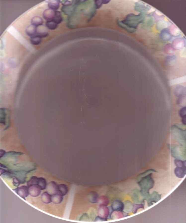 Rustic Grapes Dinner Plate by Savinio Designs-1