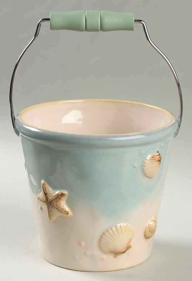 Seaside Aqua Bucket-W/Handle by Sonoma Home-1