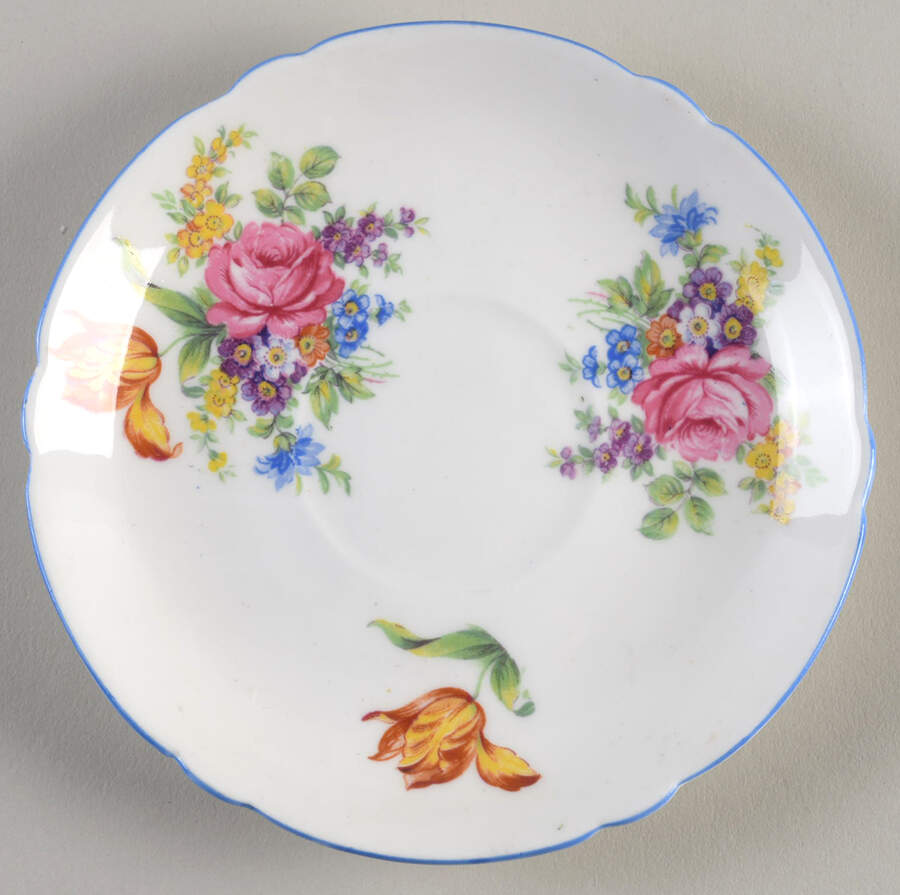 Davies Tulip Saucer for Demitasse Cup by Shelley-1