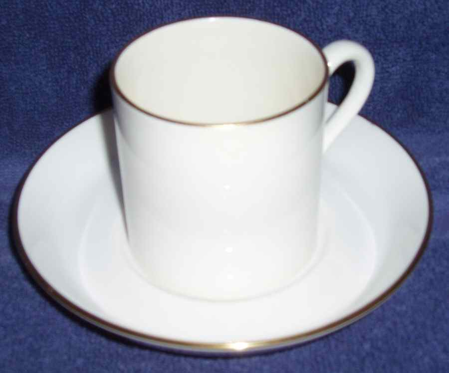 Y8011 Flat Demitasse Cup & Saucer Set by Spode-1