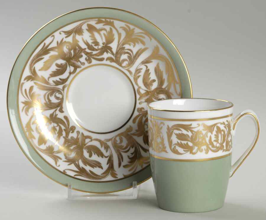 Y7983 Flat Demitasse Cup & Saucer Set by Spode-1
