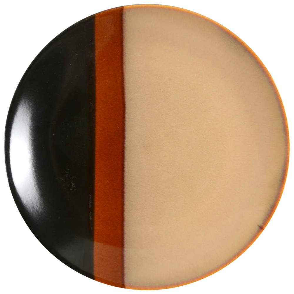 Tempo Black Salad Plate by Sango-1