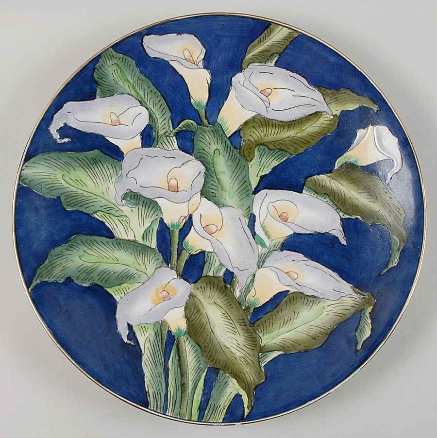 SAD70 Decorative 12" Deep Round Platter by Sadek-1