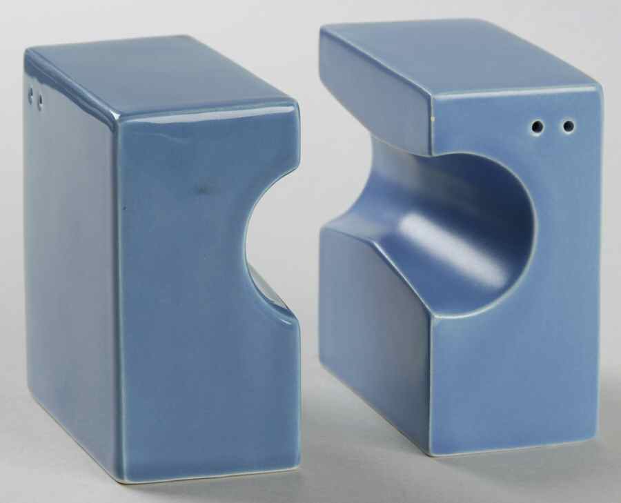 Cube Blue Salt & Pepper Set by Studio Nova-1