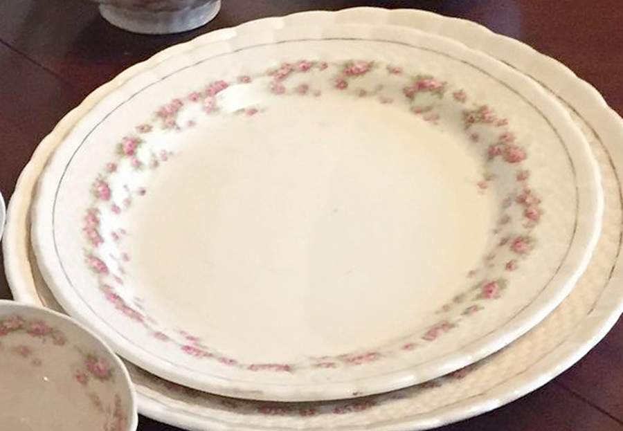 Rambler Rose Salad Plate by Simpsons-1