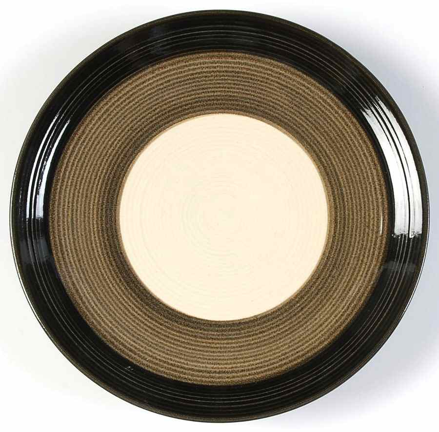 Capri Black Salad Plate by Sango-1