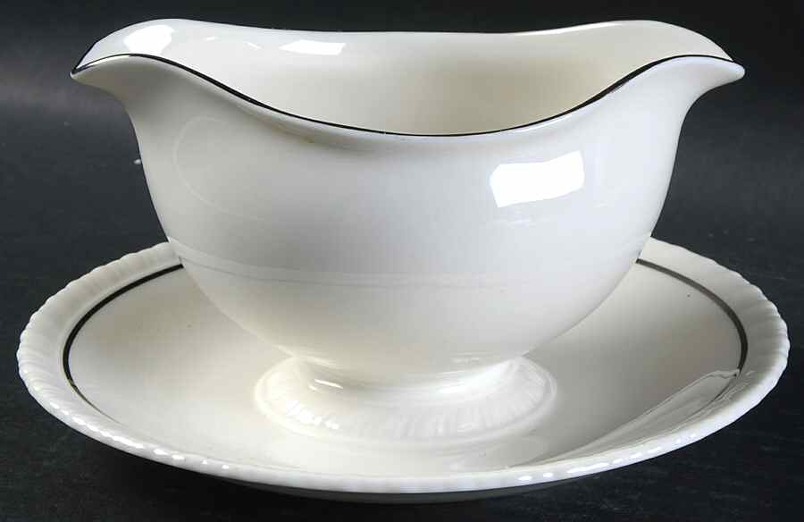 SY978 Gravy Boat with Attached Underplate by Syracuse-1