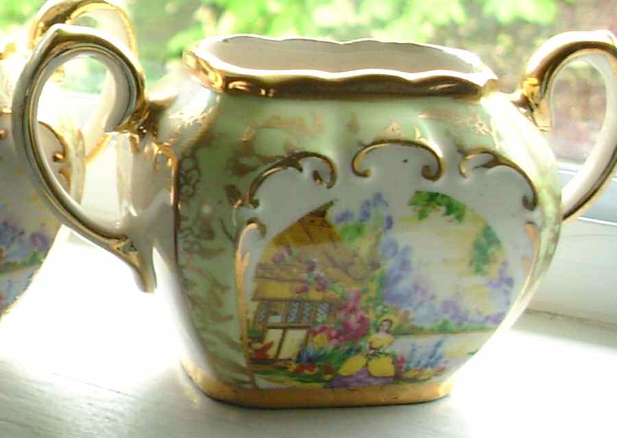 1941W Sugar Bowl No Lid by Sadler-1
