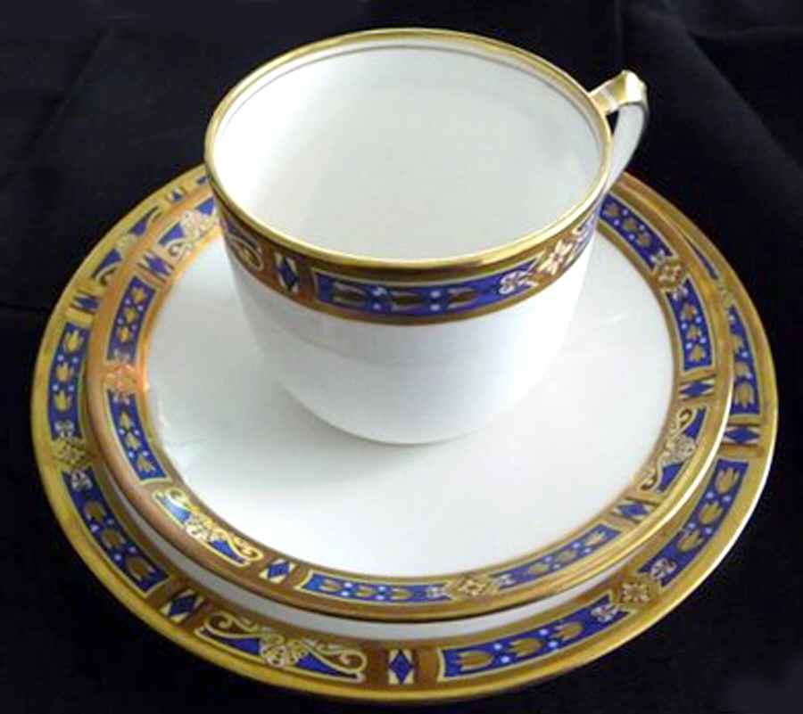 1826 Flat Cup & Saucer Set by Standard China-1