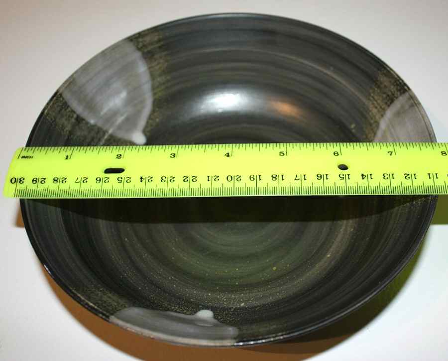 Splash Black Coupe Cereal Bowl by Sango-1