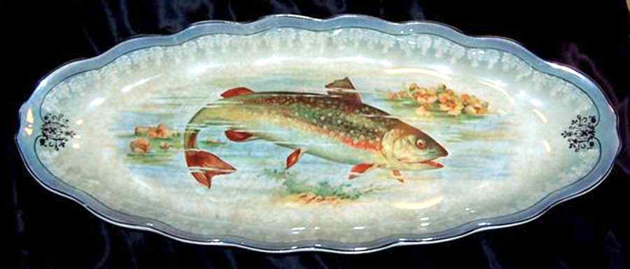 STR127 Fish Platter by Sterling China (USA)-1