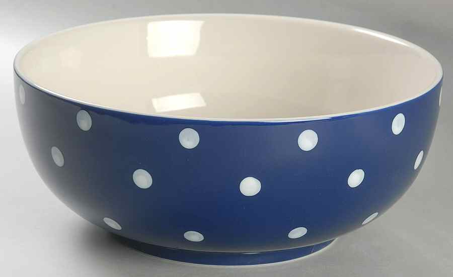 Baking Days Dark Blue 9" Salad Serving Bowl by Spode-1