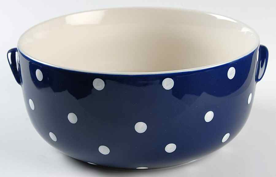 Baking Days Dark Blue 2 Qt Round Covered Casserole No Lid by Spode-1