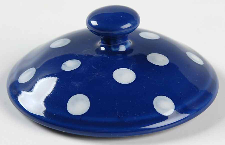 Baking Days Dark Blue Lid for Miniature Round Casserole by Spode-1