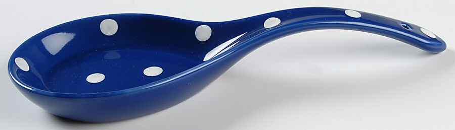Baking Days Dark Blue Spoon Rest/Holder (Holds 1 Spoon) by Spode-1