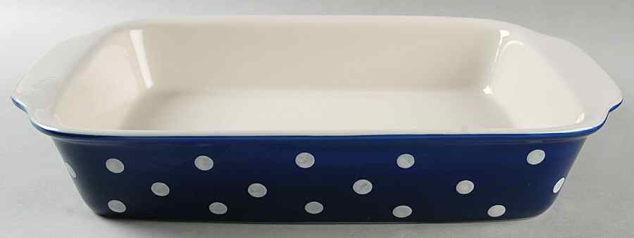 Baking Days Dark Blue 15" Rectangular Baker by Spode-1