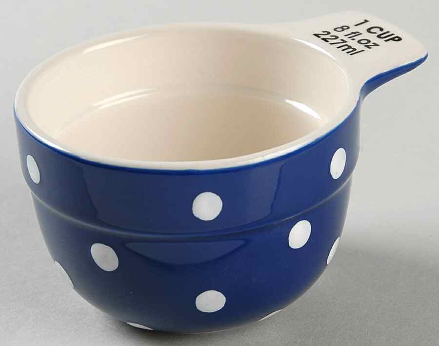 Baking Days Dark Blue 1 Cup Measuring Cup by Spode-1