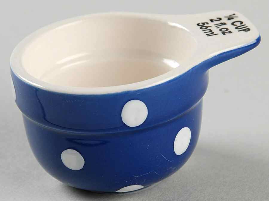Baking Days Dark Blue 1/4 Cup Measuring Cup by Spode-1