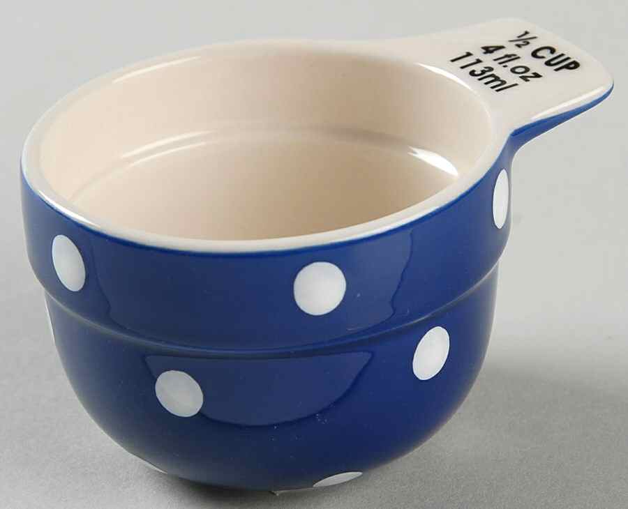 Baking Days Dark Blue 1/2 Cup Measuring Cup by Spode-1