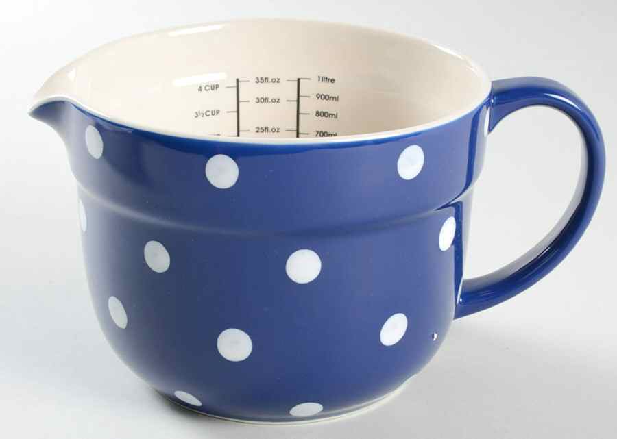 Baking Days Dark Blue 32 Oz Measuring Jug by Spode-1