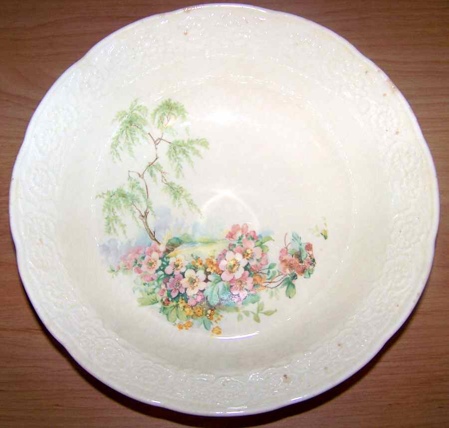 Breath O Spring 9" Round Vegetable Bowl by Sovereign Potters-1